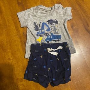 Construction short sleeve set